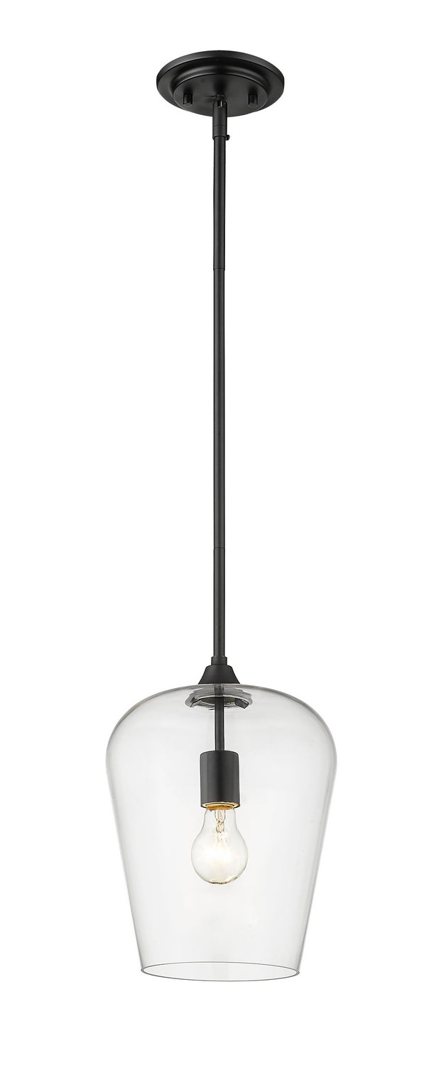 Z-Lite Canada - One Light Pendant - Joliet - Matte Black- Union Lighting Luminaires Decor