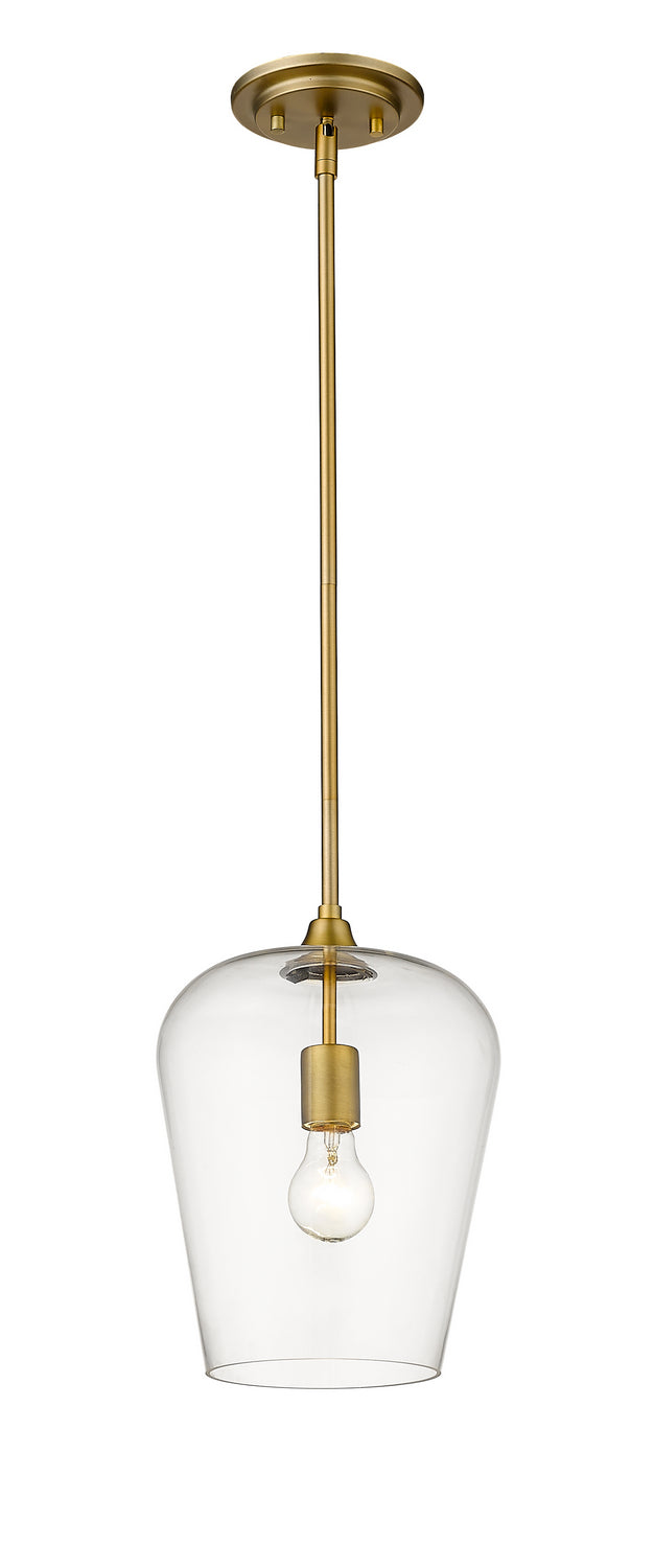 Z-Lite Canada - One Light Pendant - Joliet - Olde Brass- Union Lighting Luminaires Decor