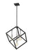 Z-Lite Canada - Four Light Chandelier - Vertical - Matte Black + Brushed Nickel- Union Lighting Luminaires Decor