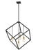 Z-Lite Canada - Four Light Chandelier - Vertical - Bronze + Olde Brass- Union Lighting Luminaires Decor