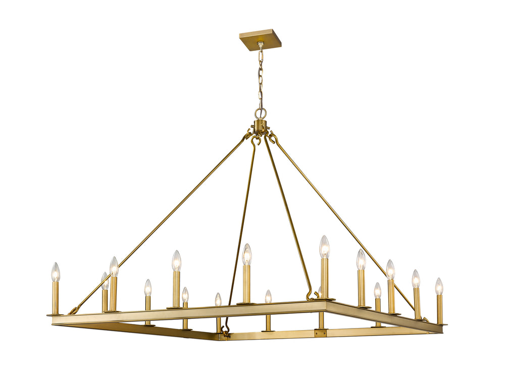 Z-Lite Canada - 16 Light Chandelier - Barclay - Olde Brass- Union Lighting Luminaires Decor