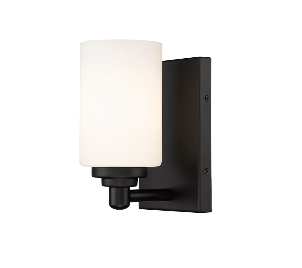 Z-Lite Canada - One Light Wall Sconce - Soledad - Matte Black- Union Lighting Luminaires Decor