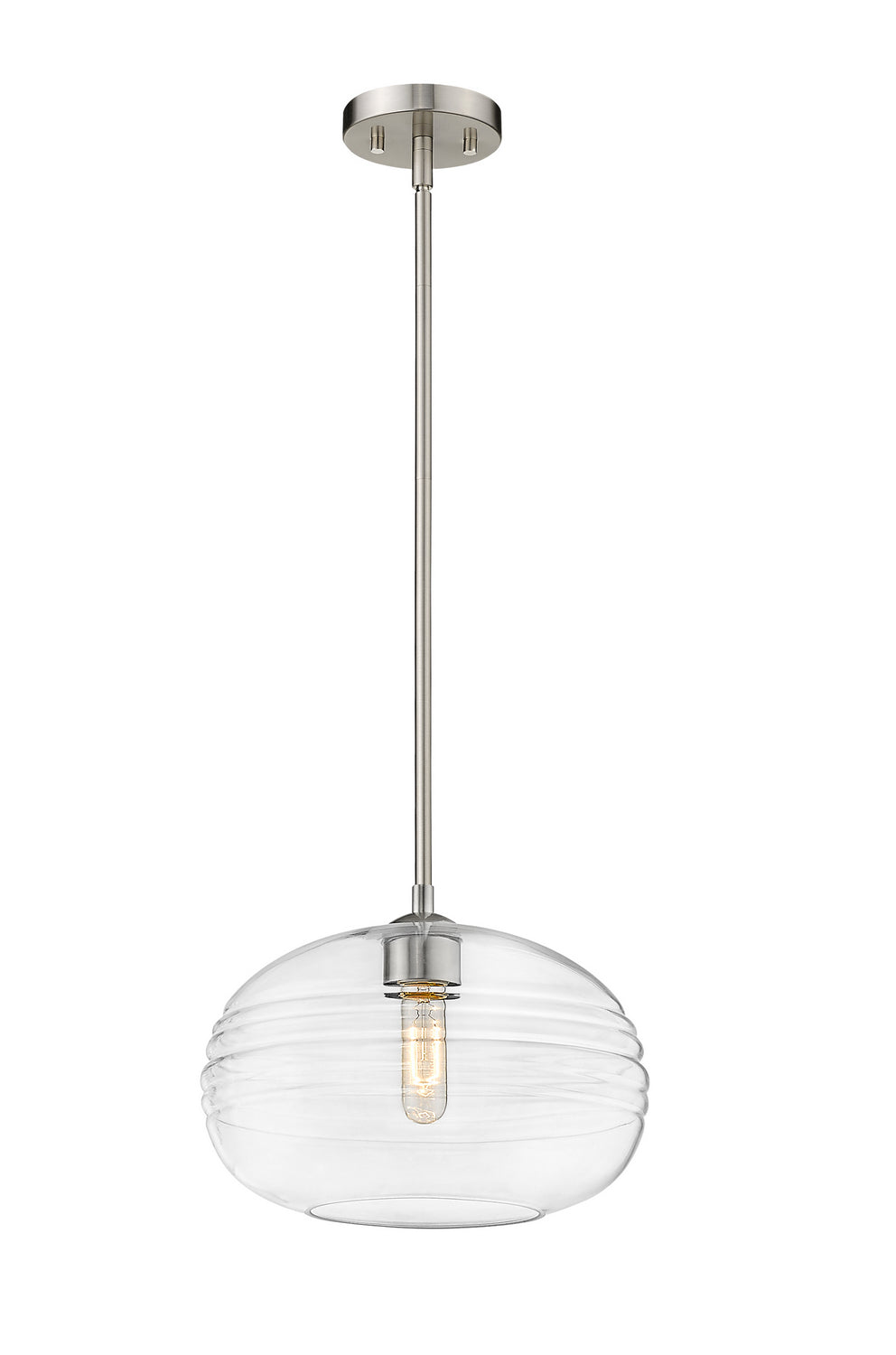 Z-Lite Canada - One Light Pendant - Harmony - Brushed Nickel- Union Lighting Luminaires Decor