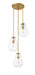 Z-Lite Canada - Three Light Chandelier - Ayra - Olde Brass- Union Lighting Luminaires Decor