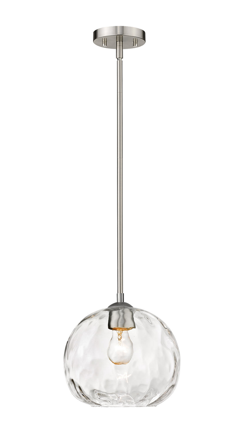 Z-Lite Canada - One Light Pendant - Chloe - Brushed Nickel- Union Lighting Luminaires Decor