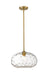 Z-Lite Canada - One Light Pendant - Chloe - Olde Brass- Union Lighting Luminaires Decor