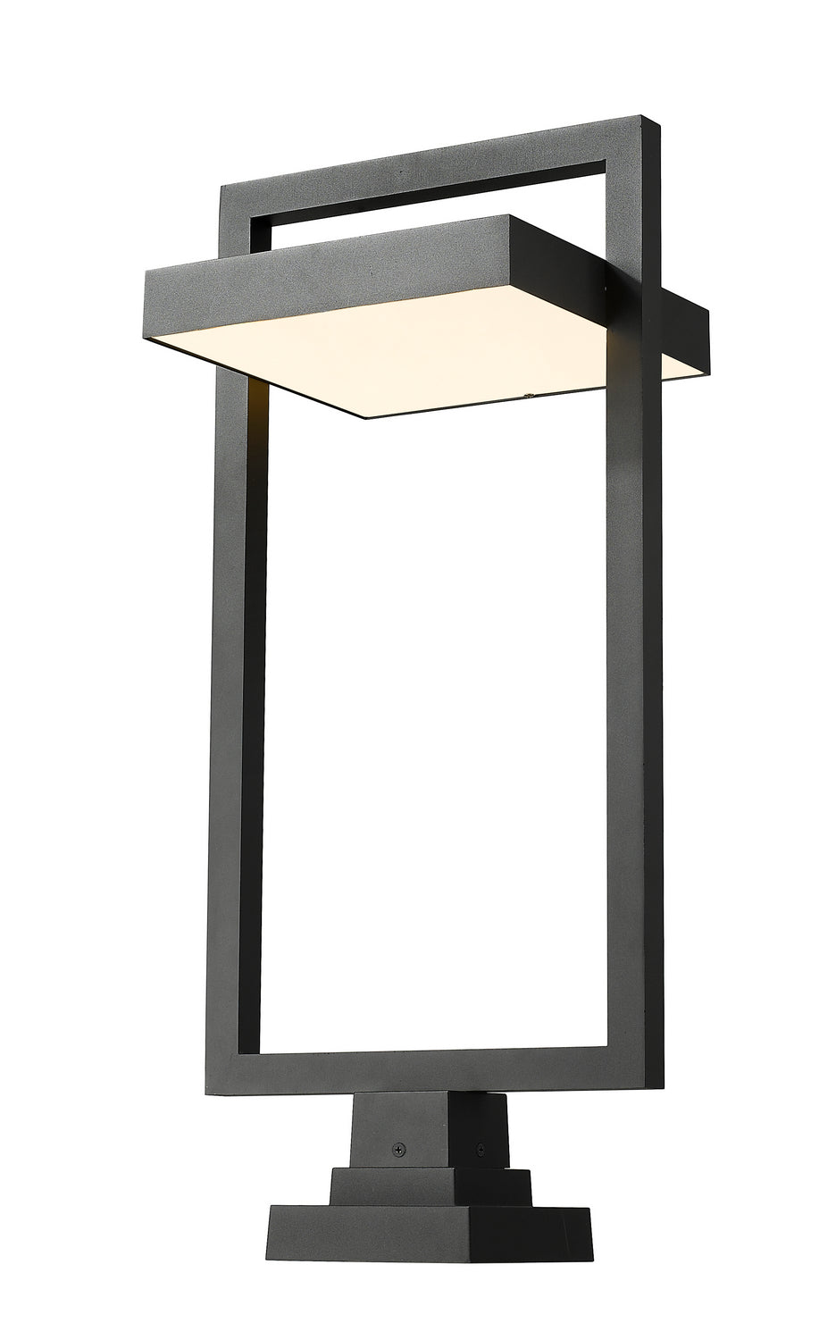 Z-Lite Canada - LED Outdoor Pier Mount - Luttrel - Black- Union Lighting Luminaires Decor