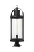 Z-Lite Canada - One Light Outdoor Pier Mounted Fixture - Roundhouse - Black- Union Lighting Luminaires Decor