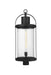 Z-Lite Canada - One Light Outdoor Post Mount Fixture - Roundhouse - Black- Union Lighting Luminaires Decor