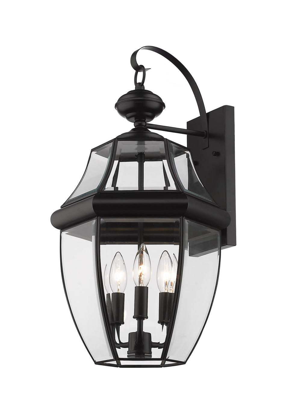 Z-Lite Canada - Three Light Outdoor Wall Light - Westover - Black- Union Lighting Luminaires Decor