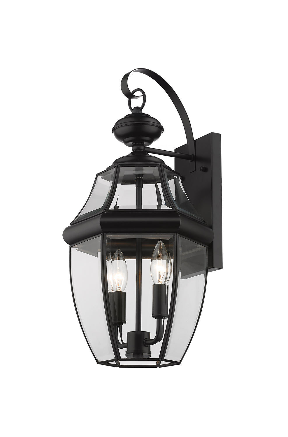Z-Lite Canada - Two Light Outdoor Wall Sconce - Westover - Black- Union Lighting Luminaires Decor