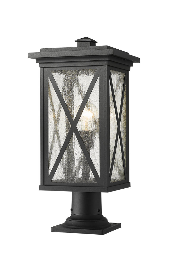 Z-Lite Canada - One Light Outdoor Pier Mounted Fixture - Brookside