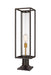 Z-Lite Canada - One Light Outdoor Pier Mounted Fixture - Dunbroch - Deep Bronze + Outdoor Brass- Union Lighting Luminaires Decor