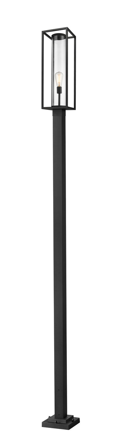 Z-Lite Canada - One Light Outdoor Post Mounted Fixture - Dunbroch - Black- Union Lighting Luminaires Decor