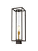 Z-Lite Canada - One Light Outdoor Post Mount Fixture - Dunbroch - Deep Bronze + Outdoor Brass- Union Lighting Luminaires Decor