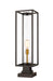 Z-Lite Canada - One Light Outdoor Pier Mounted Fixture - Dunbroch - Deep Bronze + Outdoor Brass- Union Lighting Luminaires Decor