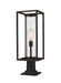 Z-Lite Canada - One Light Outdoor Pier Mounted Fixture - Dunbroch - Black- Union Lighting Luminaires Decor