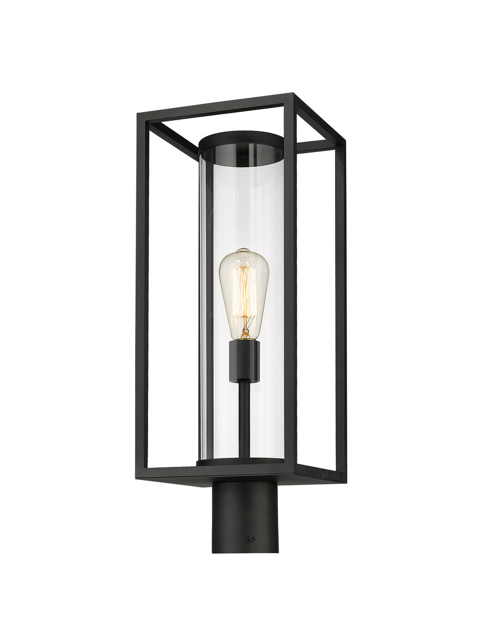 Z-Lite Canada - One Light Outdoor Post Mount Fixture - Dunbroch - Black- Union Lighting Luminaires Decor