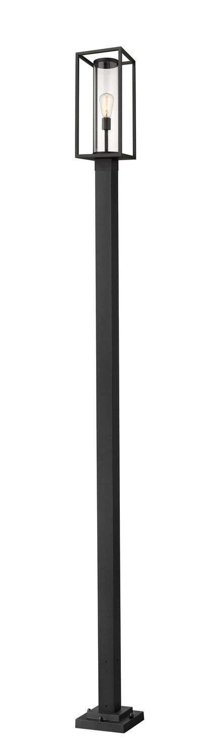 Z-Lite Canada - One Light Outdoor Post Mounted Fixture - Dunbroch - Black- Union Lighting Luminaires Decor
