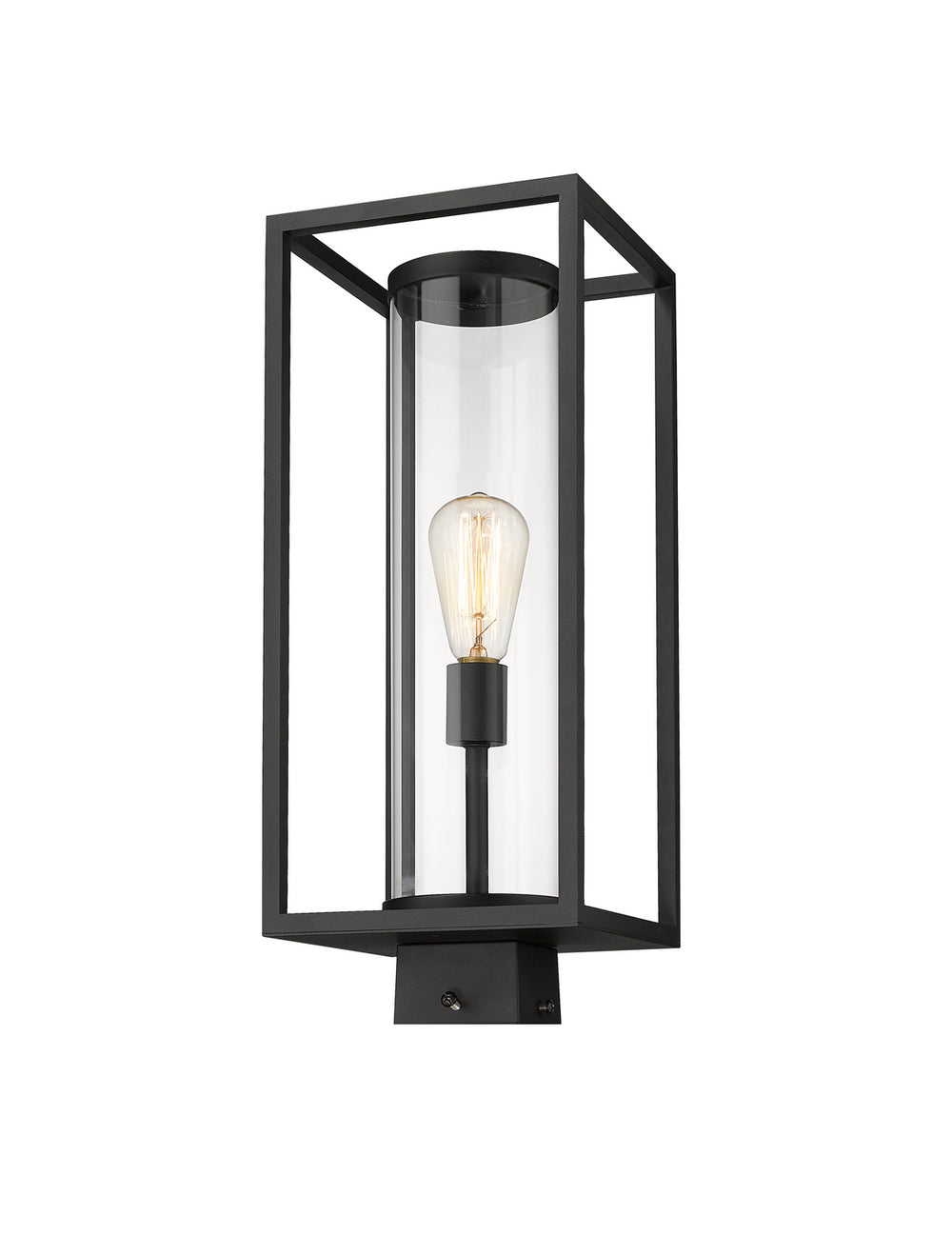 Z-Lite Canada - One Light Outdoor Post Mount Fixture - Dunbroch - Black- Union Lighting Luminaires Decor