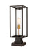 Z-Lite Canada - One Light Outdoor Pier Mounted Fixture - Dunbroch - Deep Bronze + Outdoor Brass- Union Lighting Luminaires Decor