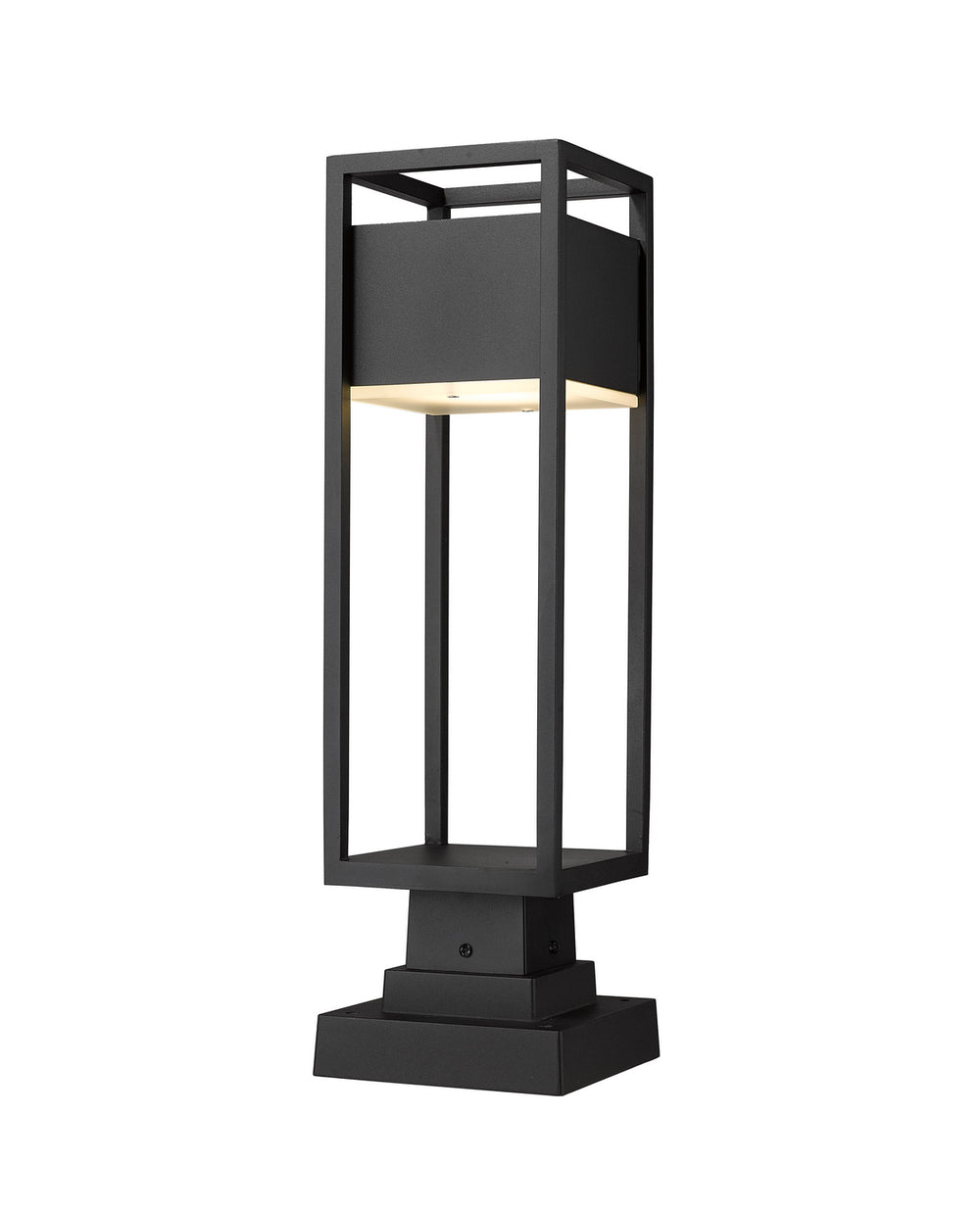Z-Lite Canada - LED Outdoor Pier Mounted Fixture - Barwick - Black- Union Lighting Luminaires Decor