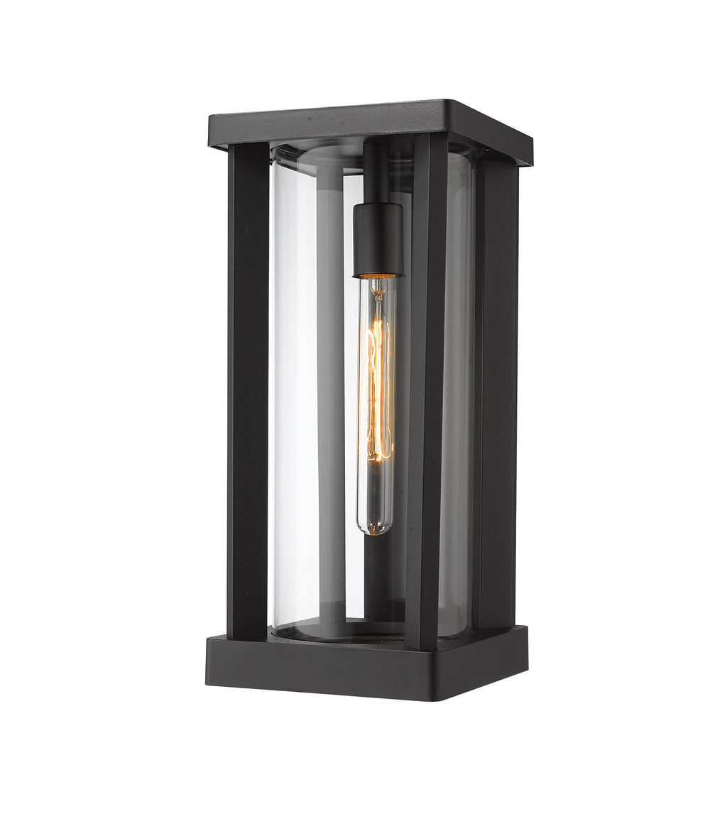 Z-Lite Canada - One Light Outdoor Wall Light - Glenwood - Black- Union Lighting Luminaires Decor