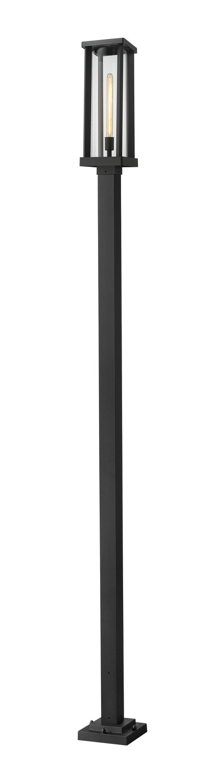 Z-Lite Canada - One Light Outdoor Post Mounted Fixture - Glenwood - Black- Union Lighting Luminaires Decor