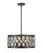 Z-Lite Canada - Five Light Chandelier - Dealey - Matte Black- Union Lighting Luminaires Decor