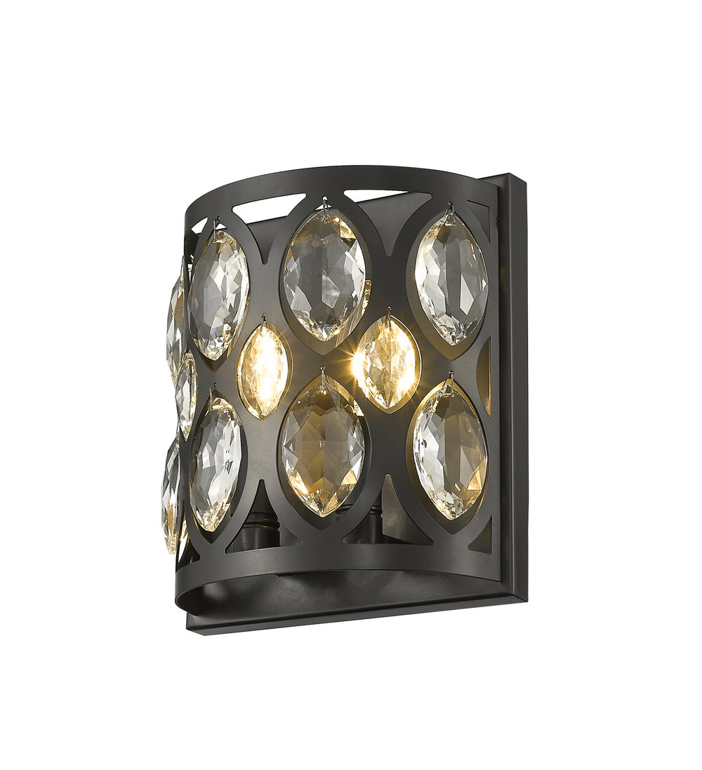 Z-Lite Canada - Two Light Wall Sconce - Dealey - Matte Black- Union Lighting Luminaires Decor
