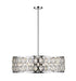 Z-Lite Canada - Eight Light Chandelier - Dealey - Chrome- Union Lighting Luminaires Decor