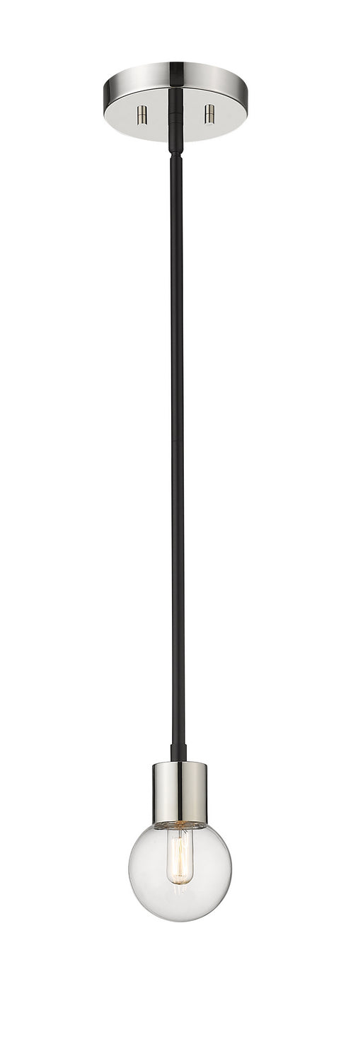 Z-Lite Canada - One Light Pendant - Neutra - Matte Black / Polished Nickel- Union Lighting Luminaires Decor