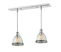 Z-Lite Canada - One Light Linear Chandelier - Mason - Chrome- Union Lighting Luminaires Decor