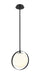 Z-Lite Canada - One Light Pendant - Midnetic - Matte Black- Union Lighting Luminaires Decor