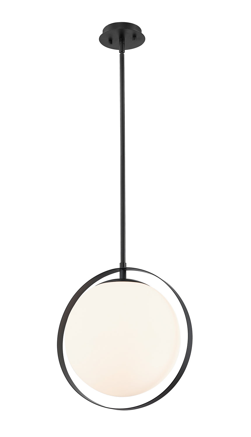 Z-Lite Canada - One Light Pendant - Midnetic - Matte Black- Union Lighting Luminaires Decor