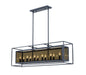 Z-Lite Canada - 12 Light Linear Chandelier - Infinity - Misty Charcoal- Union Lighting Luminaires Decor