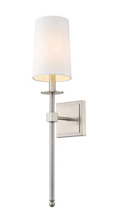 Z-Lite Canada - One Light Wall Sconce - Camila - Brushed Nickel- Union Lighting Luminaires Decor