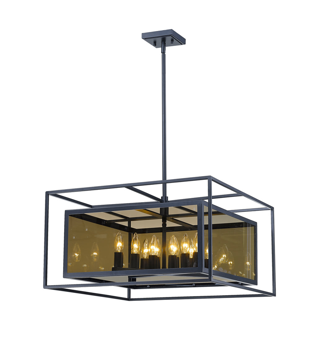 Z-Lite Canada - 12 Light Chandelier - Infinity - Misty Charcoal- Union Lighting Luminaires Decor