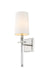 Z-Lite Canada - One Light Wall Sconce - Sophia - Polished Nickel- Union Lighting Luminaires Decor
