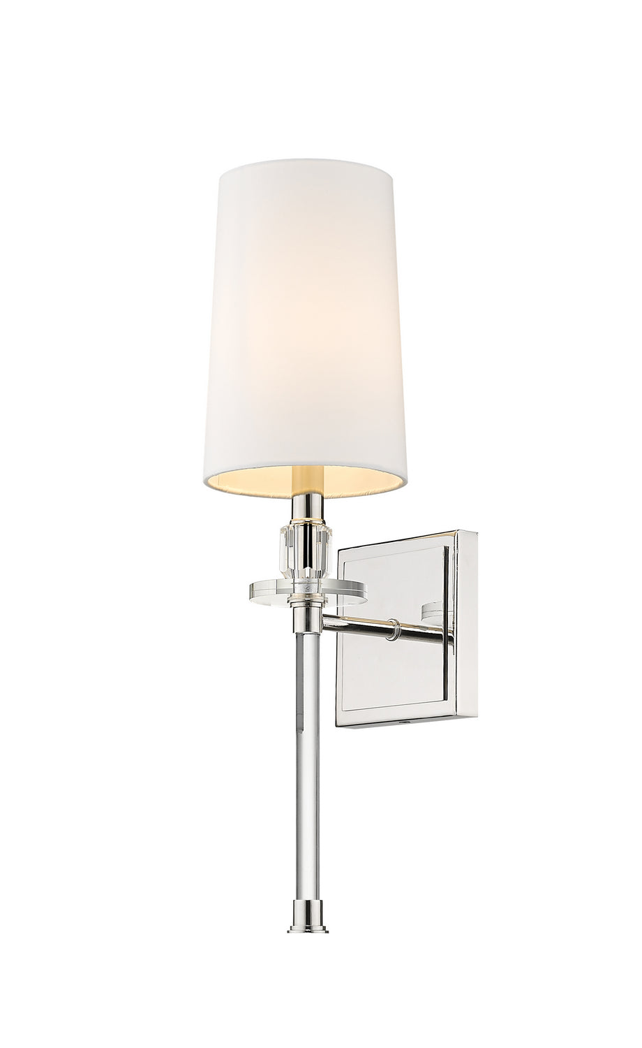 Z-Lite Canada - One Light Wall Sconce - Sophia - Polished Nickel- Union Lighting Luminaires Decor