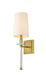 Z-Lite Canada - One Light Wall Sconce - Sophia - Rubbed Brass- Union Lighting Luminaires Decor