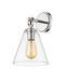 Z-Lite Canada - One Light Wall Sconce - Harper - Polished Nickel- Union Lighting Luminaires Decor