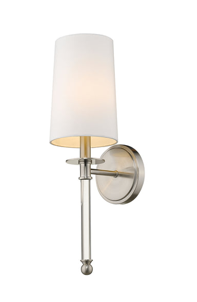 Z-Lite Canada - One Light Wall Sconce - Mila - Brushed Nickel- Union Lighting Luminaires Decor