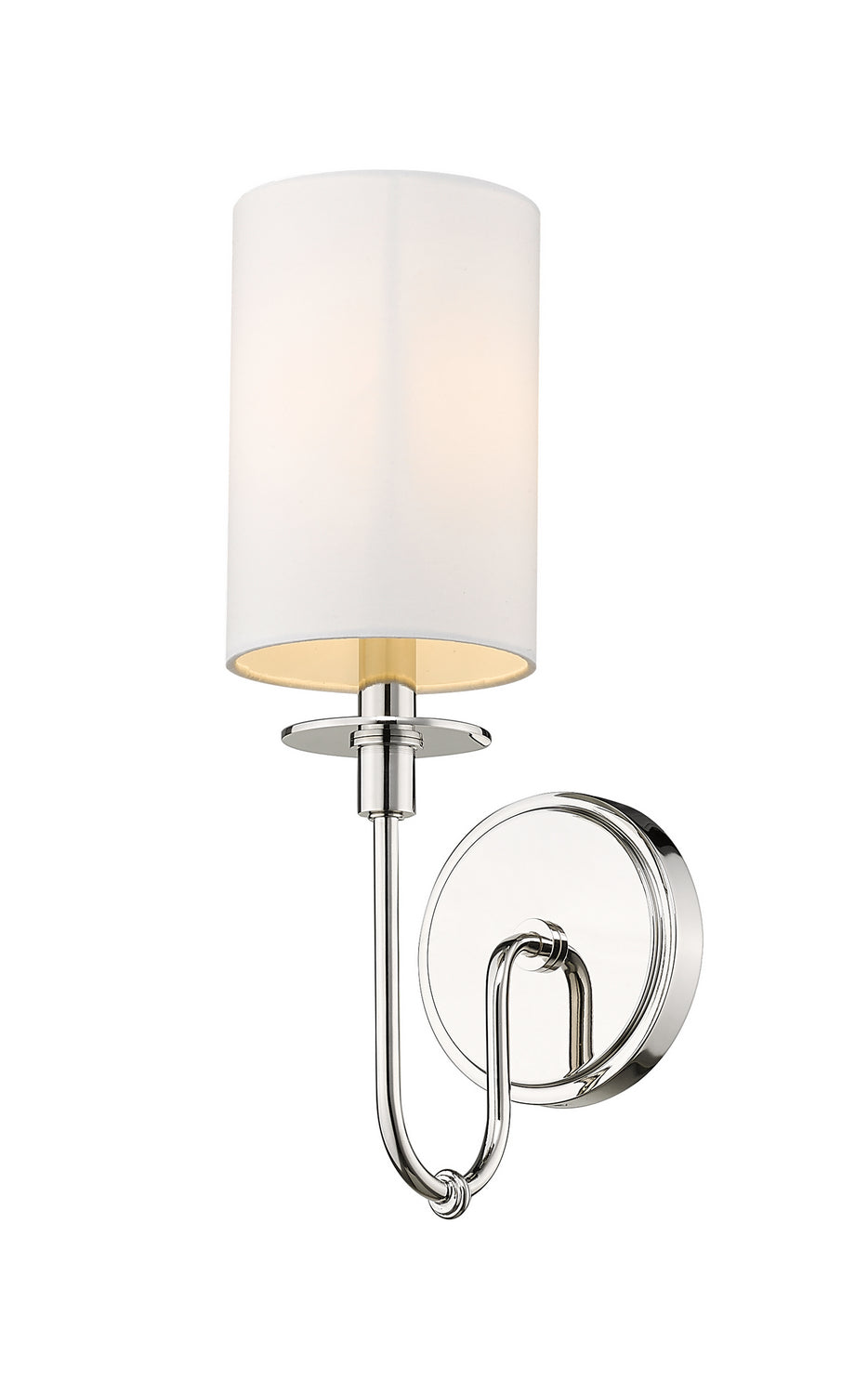 Z-Lite Canada - One Light Wall Sconce - Ella - Polished Nickel- Union Lighting Luminaires Decor