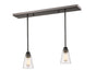 Z-Lite Canada - One Light Linear Chandelier - Annora - Olde Bronze- Union Lighting Luminaires Decor