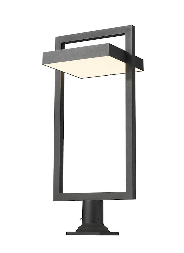 Z-Lite Canada - LED Outdoor Pier Mount - Luttrel - Black- Union Lighting Luminaires Decor