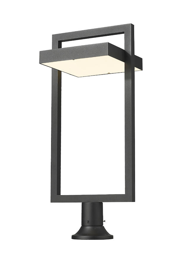 Z-Lite Canada - LED Outdoor Pier Mount - Luttrel - Black- Union Lighting Luminaires Decor