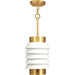 Progress Canada - One Light Pendant - Point Dume-Onshore - Brushed Brass- Union Lighting Luminaires Decor