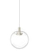 Visual Comfort Modern - LED Pendant - Palona - Satin Nickel- Union Lighting Luminaires Decor