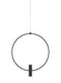 Visual Comfort Modern - LED Pendant - Layla - Nightshade Black- Union Lighting Luminaires Decor
